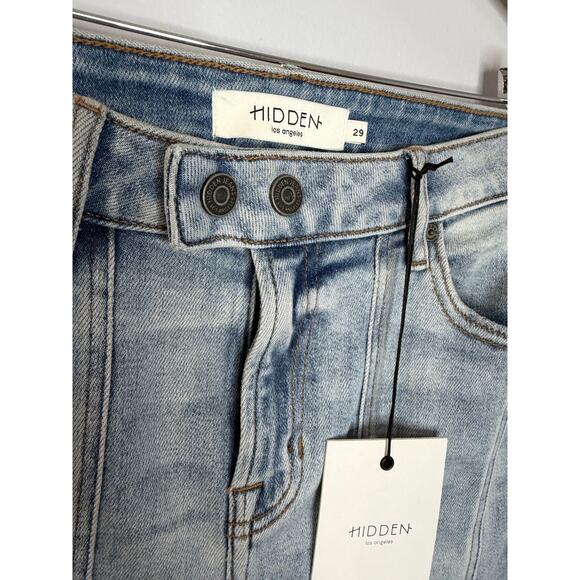 Hidden Happi High Rise Flare Stretch Jean Women's 29 - Picture 7 of 10